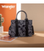 Wrangler Wrangler Camo Tote/Crossbody Black