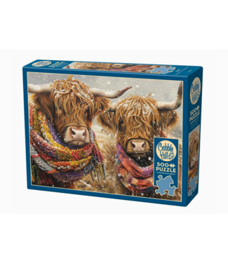 Outset Games and Cobble Hill Puzzles Brrrr! 500pc Puzzle