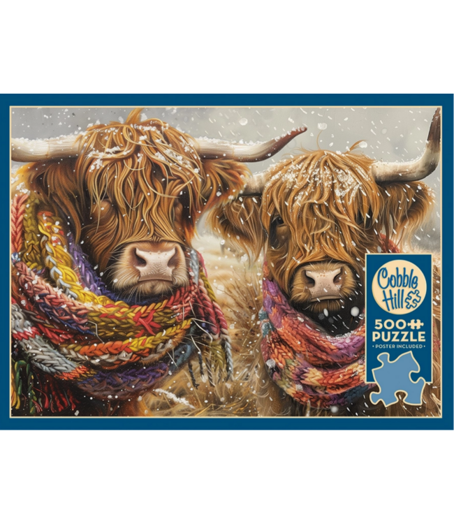 Outset Games and Cobble Hill Puzzles Brrrr! 500pc Puzzle