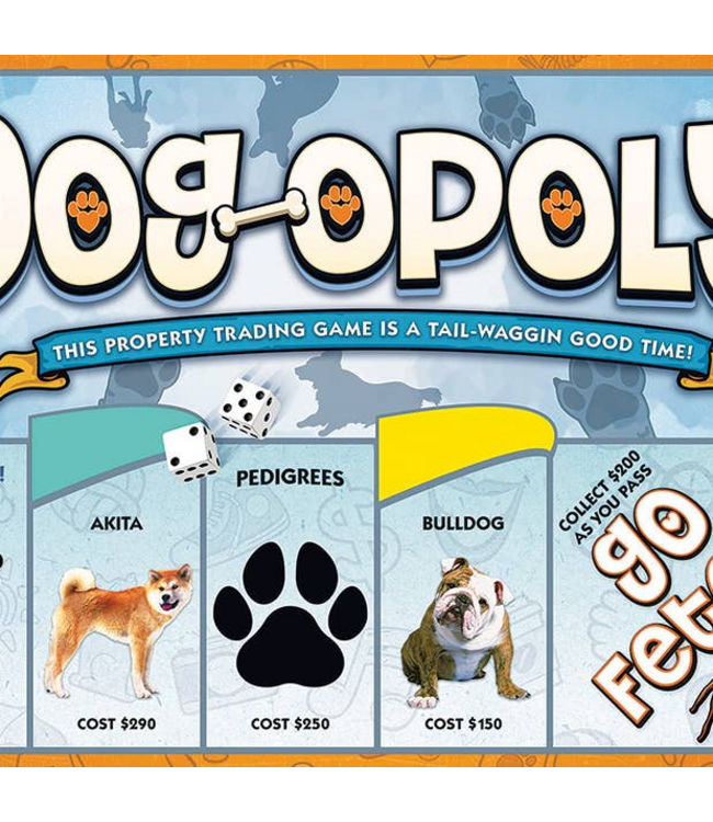 Outset Games and Cobble Hill Puzzles Dog-OpolyBoard Game
