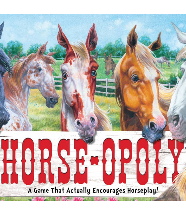 Outset Games and Cobble Hill Puzzles Horse-Opoly Board Game