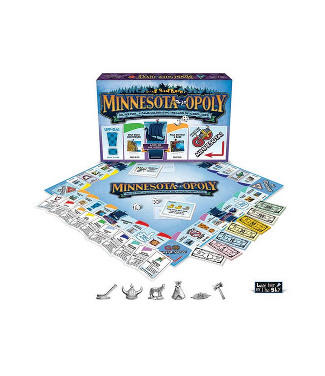 Outset Games and Cobble Hill Puzzles Minnesota-Opoly (State) Board Game