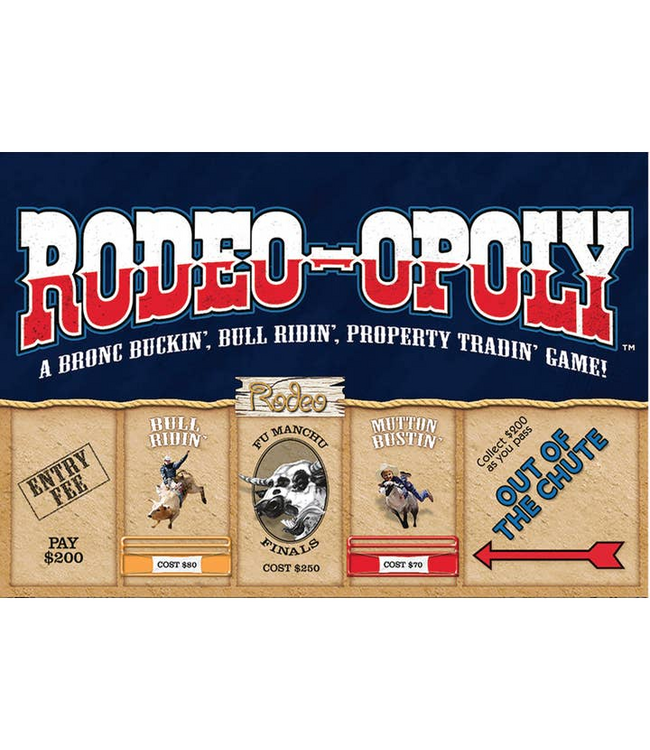 Outset Games and Cobble Hill Puzzles Rodeo-Opoly Board Game