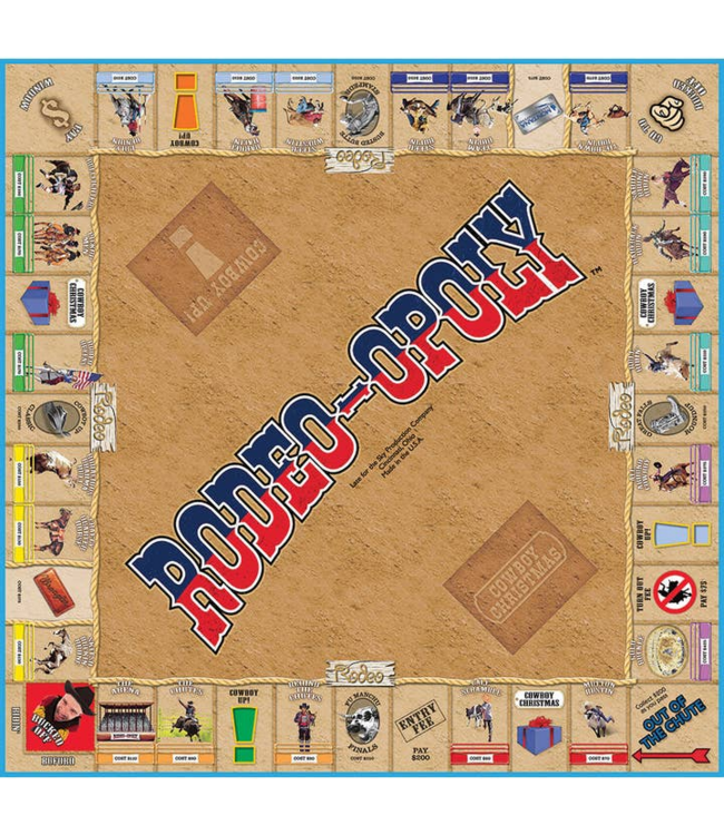 Outset Games and Cobble Hill Puzzles Rodeo-Opoly Board Game