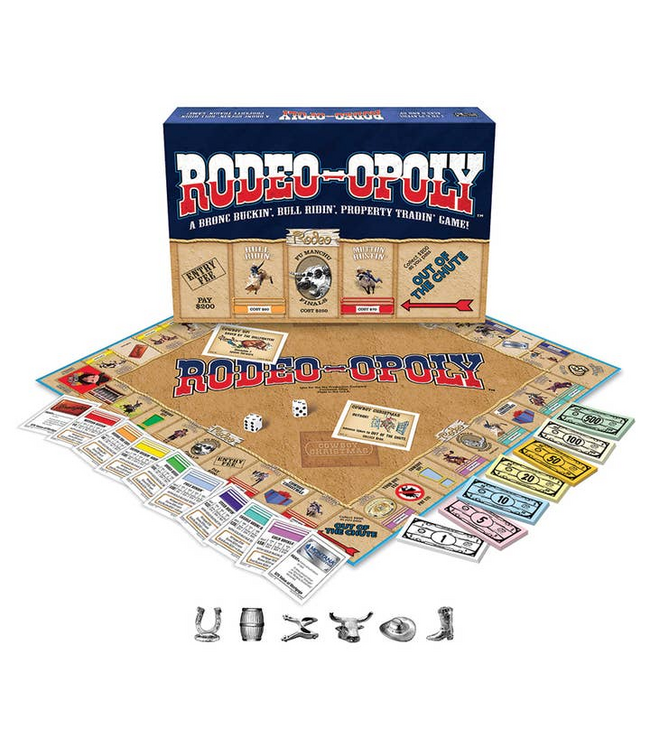 Outset Games and Cobble Hill Puzzles Rodeo-Opoly Board Game