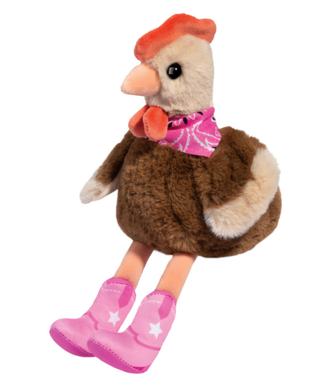 Douglas Cowgirl Chicken Plush