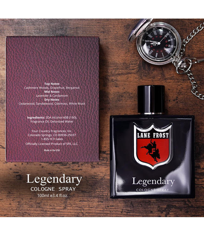 Your Country Fragrances Inc Lane Frost Legendary Cologne for Men - Orignal Western Scent