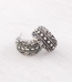 YK Trading Western Hoop Earrings Silver