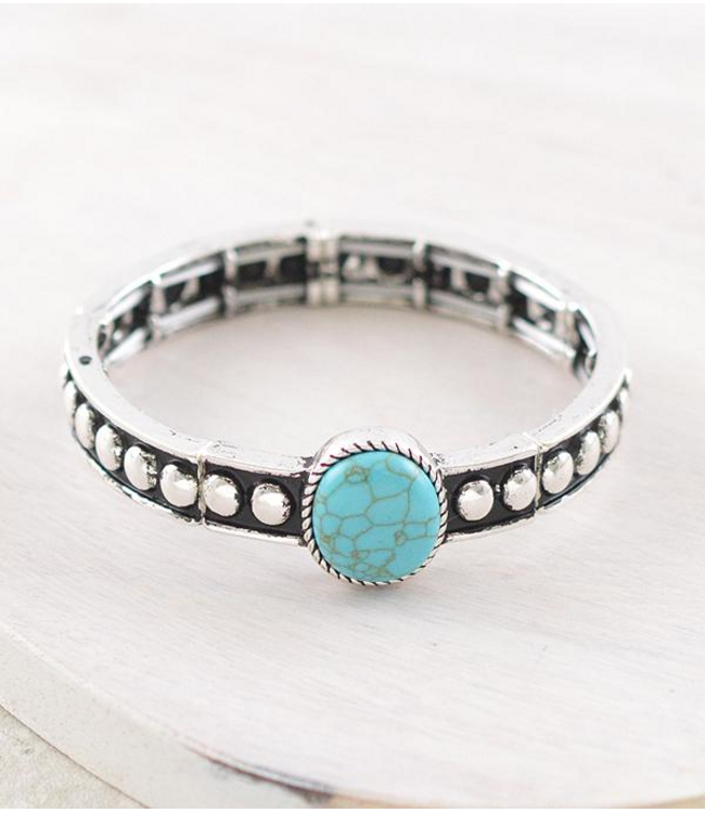 YK Trading Turquoise Studded Bracelet