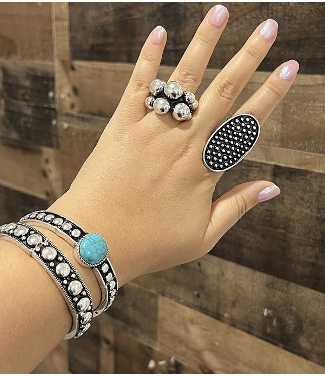 YK Trading Turquoise Studded Bracelet