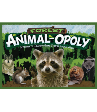 Outset Games and Cobble Hill Puzzles Forest Animal-Opoly Board Game