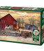 Outset Games and Cobble Hill Puzzles Winter On the Farm 1000pc Puzzle