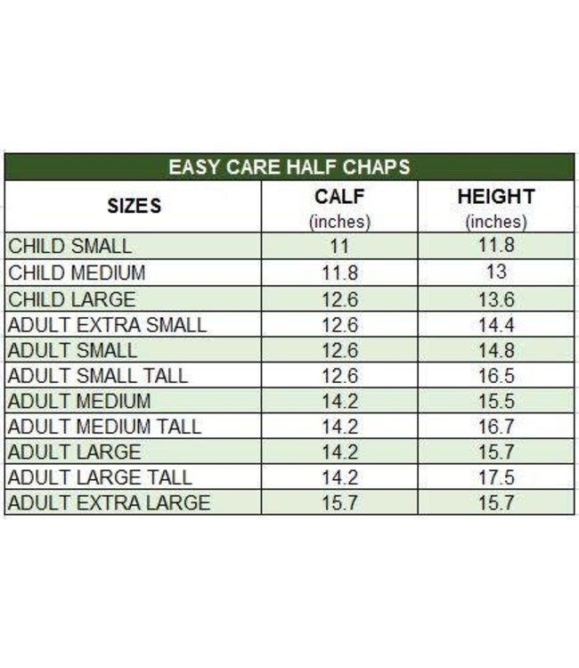 Dublin Dublin Easy Care Half Chaps II