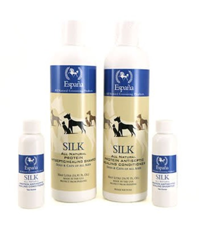 Espana Silk Antiseptic Conditioner Dog Label