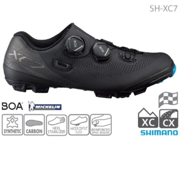 SHIMANO SH-XC701 MTB SHOES BLACK 