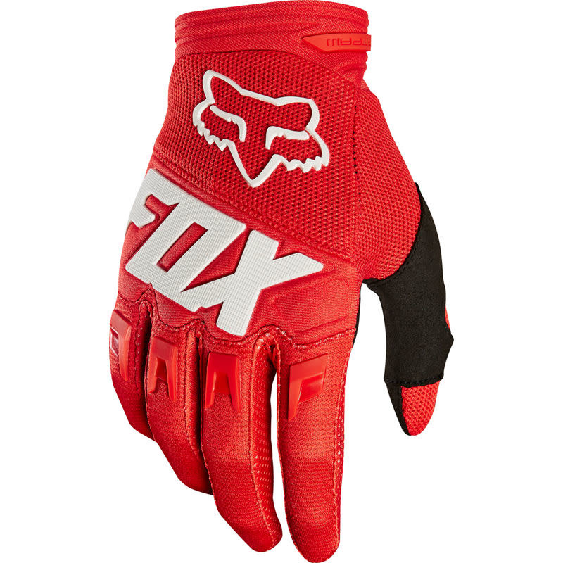 red bike gloves