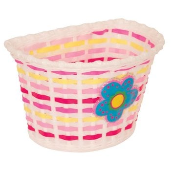 Pacific Kids Bitz Kids Basket White with Blue Flower