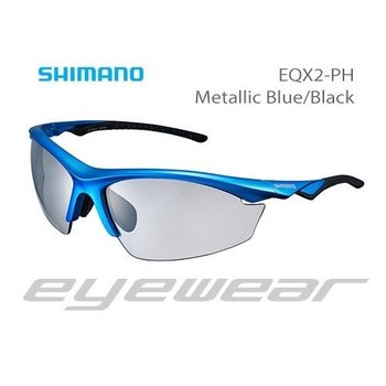 Shimano Shimano EYEWEAR METALLIC BLUE/BLACK PHOTOCHROMIC GREY