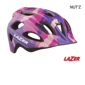Lazer LAZER Helmet - NUTZ PINK CAMO KIDS UNISIZE