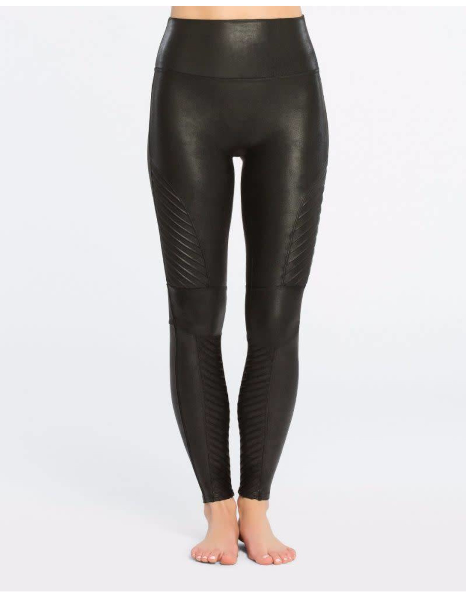 SPANX, Pants & Jumpsuits, Spanx Faux Leather Moto Leggings In Very Black