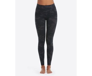 SPANX, Pants & Jumpsuits, Spanx Look At Me Now Seamless Cropped Leggings  In Black Camo