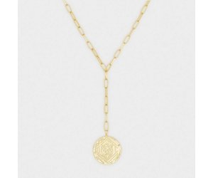 Gorjana Ana Coin Lariat- Gold 