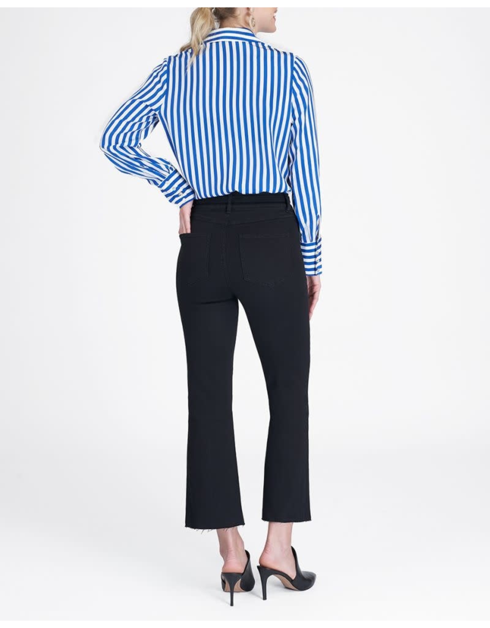 Spanx Cropped Flare Denim Black 