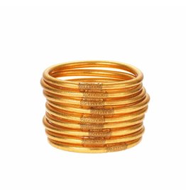 BuDhaGirl BuDhaGirl Gold All Weather Bangles- Large