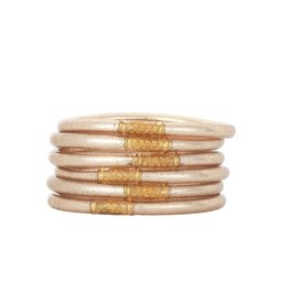 BuDhaGirl BuDhaGirl Champagne All Weather Bangles- Small