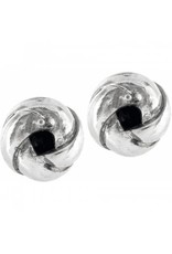 Brighton Silver Love Me Knot Mini Post Earrings