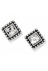 Brighton Sparkle Square Mini Post Earrings