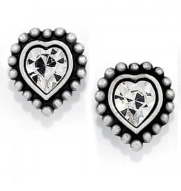 Brighton Shimmer Heart Mini Post Earrings