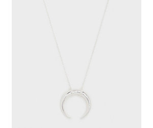 Gorjana Cayne Crescent Pendant Necklace 