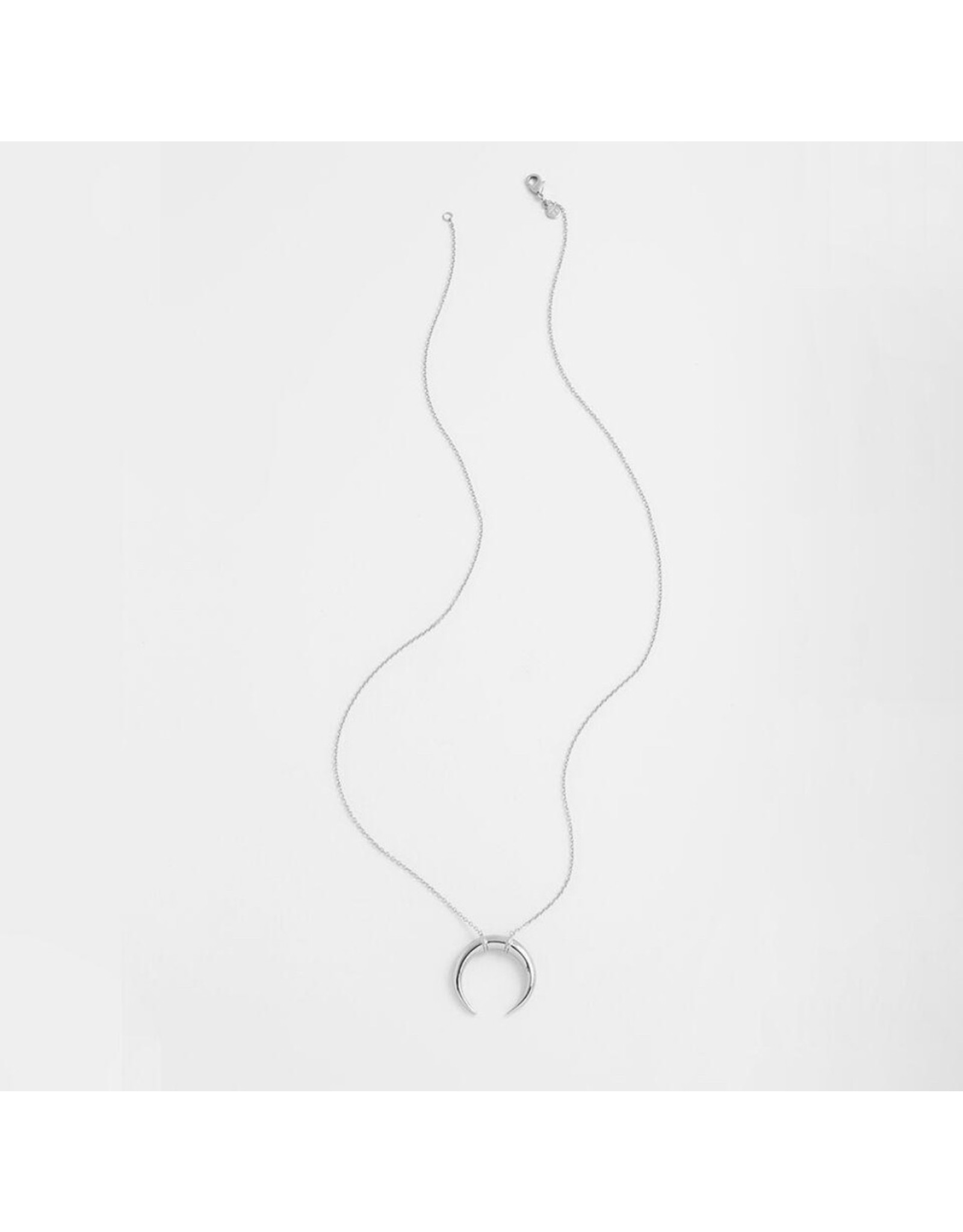 Gorjana Cayne Crescent Pendant Necklace 