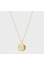 Gorjana Gorjana Compass Coin Necklace Gold