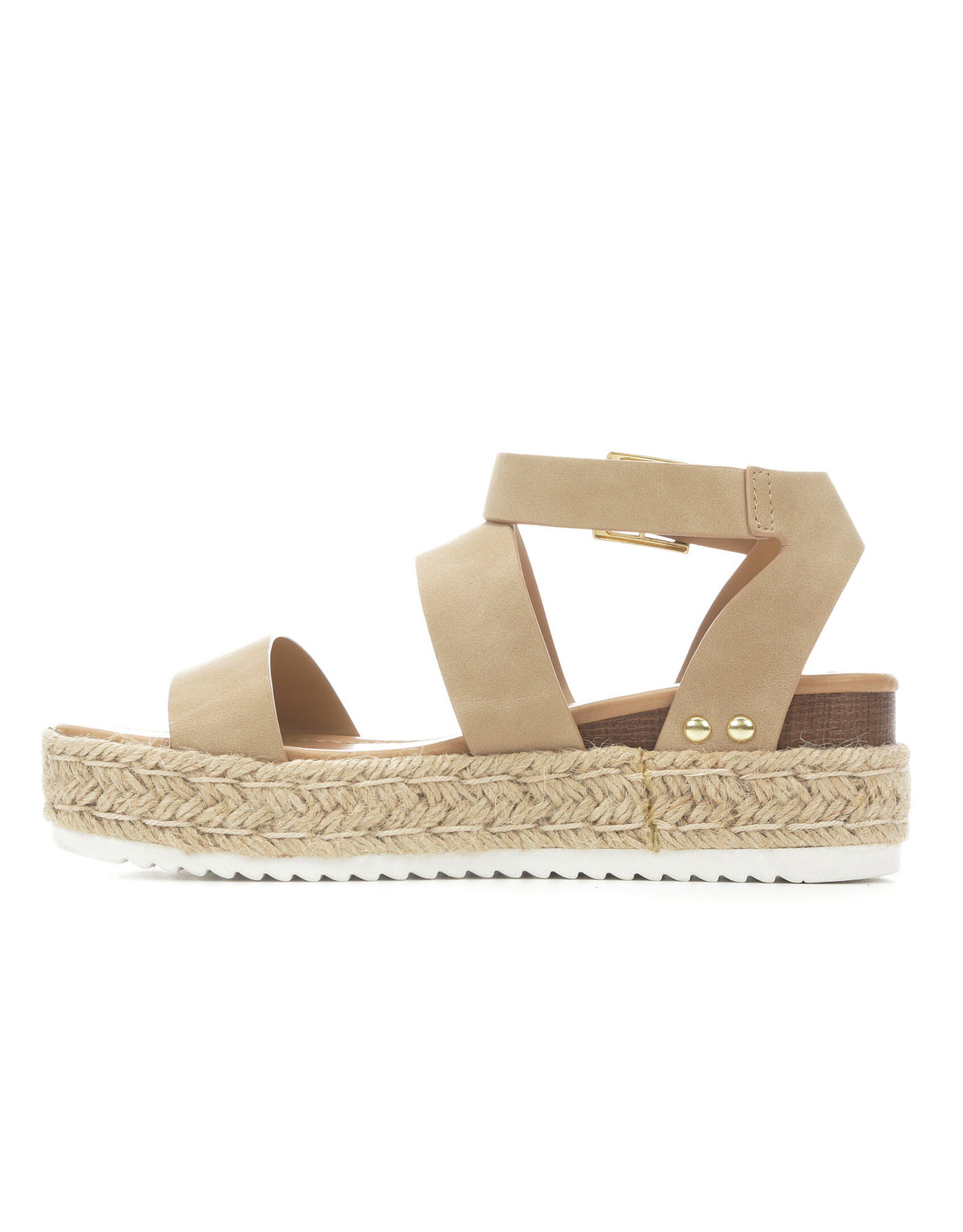 the brighton espadrille in taupe