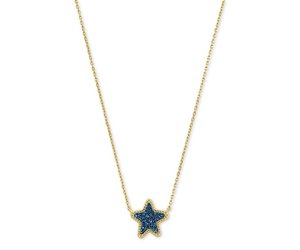 Kendra Scott Jae Star Necklace Blue 