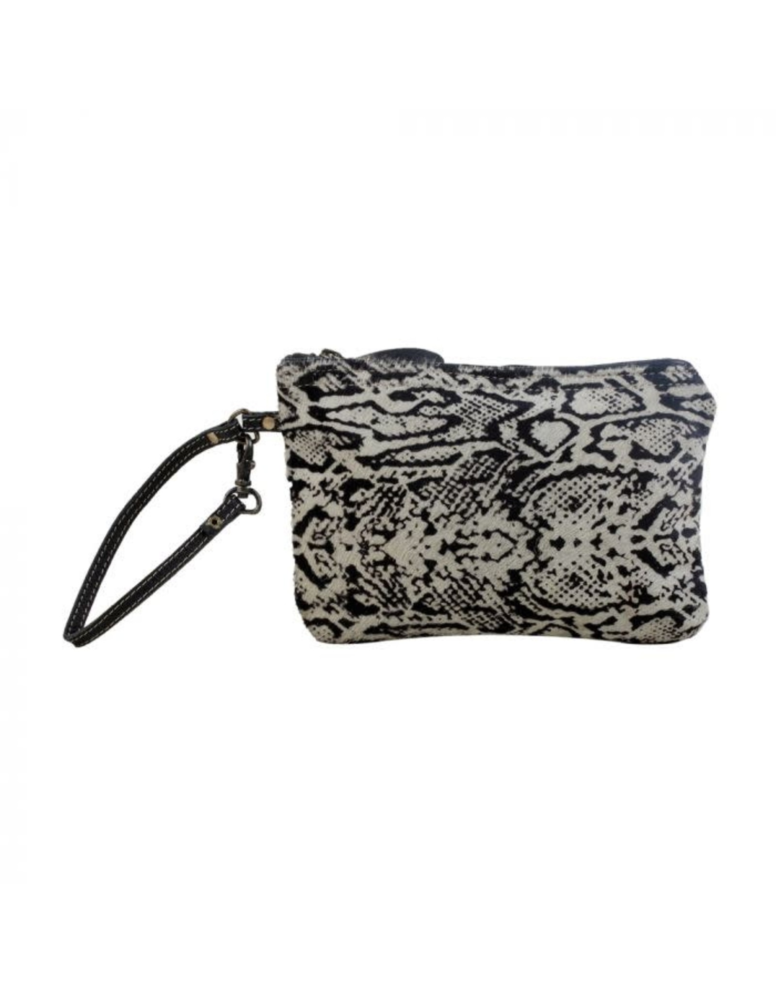 snake print wristlet