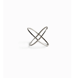 Able Able Silver X Ring