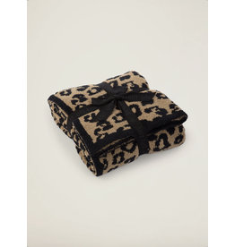 Barefoot Dreams CozyChic® Barefoot in the Wild® Throw in Camel Black