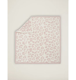 Barefoot Dreams Barefoot Dreams CozyChic® Barefoot in the Wild® Baby Blanket in Dusty Rose Cream