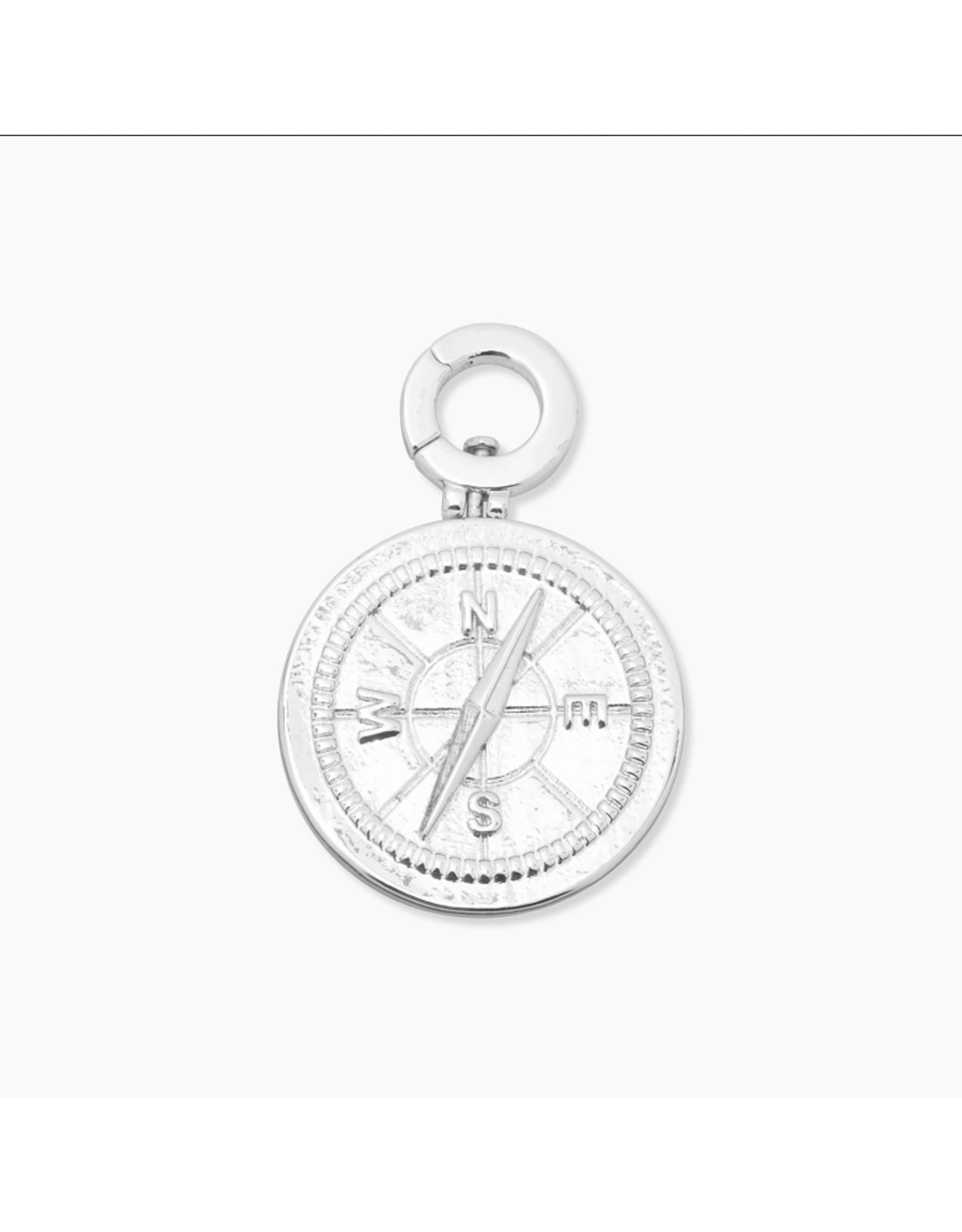 Gorjana Compass Parker Charm Silver 
