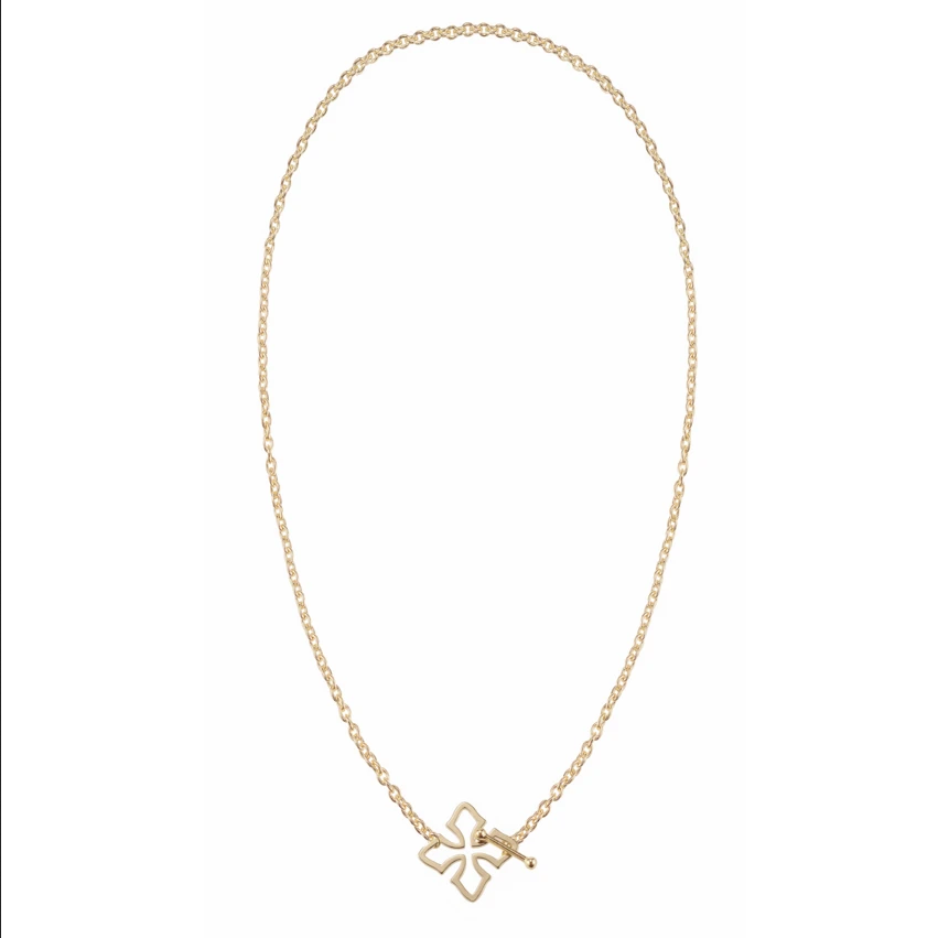 Louis Vuitton Flower Full Necklace Golden
