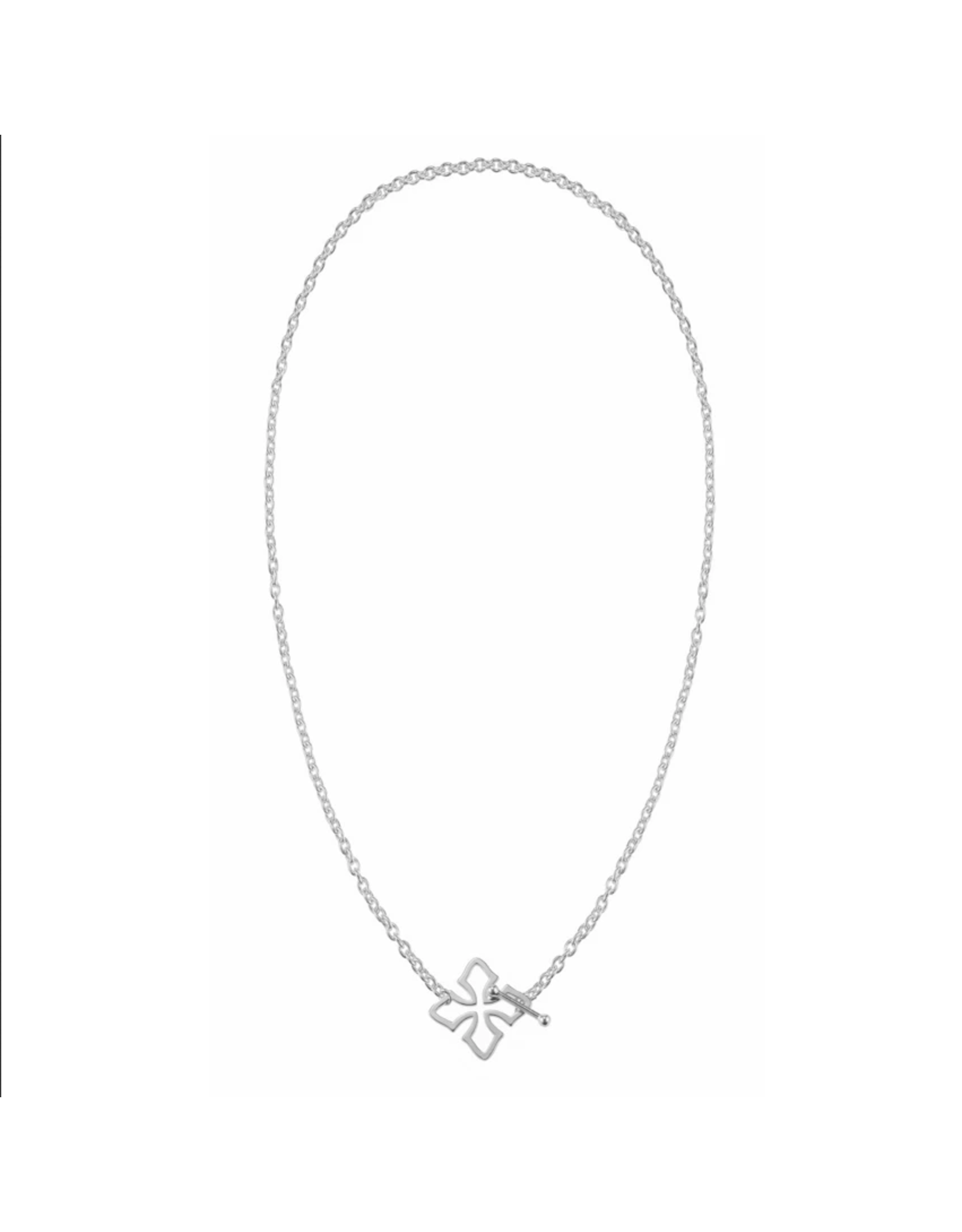 Natalie Wood Grace Toggle Necklace Silver