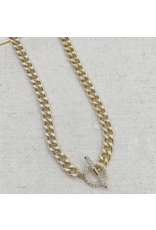 Treasure Jewels White Chunky Chain Necklace
