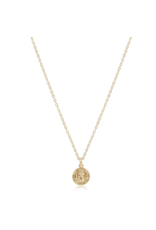 enewton 16" Necklace Gold - Protection Gold Disc