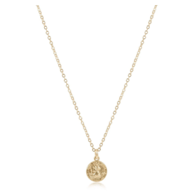 enewton 16" Necklace Gold - Protection Gold Disc