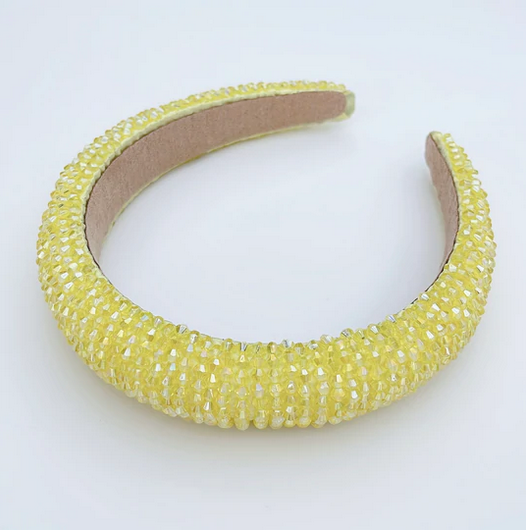 Treasure Jewels Alyssa Yellow Headband Rhinestone Angel