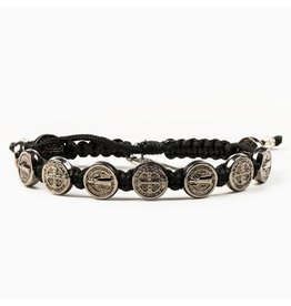 My Saint My Hero MSMH Benedictine Blessing Bracelet Black/Jet Blk