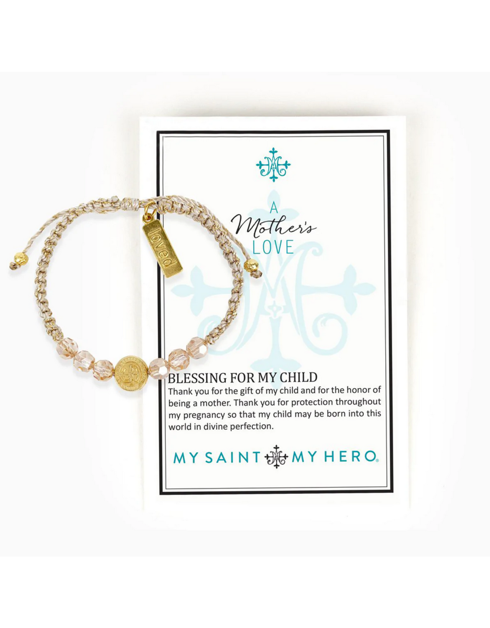 My Saint My Hero MSMH Mother's Love Bracelet Gold/Met Gold